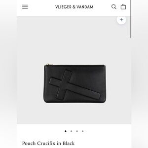 Vlieger & Vandam Pouch Crucifix Cross Clutch bag